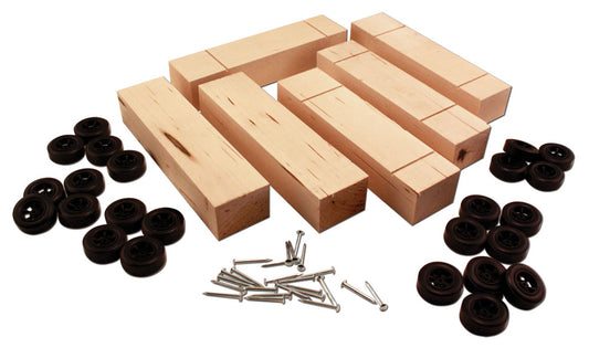Pinecar 4051 / P4051 6-Pack Basic Block Kit