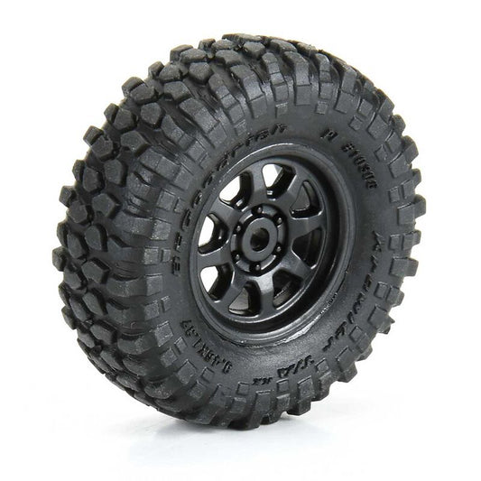 ProLine 1030610 1/30 BFG Krawler T/A KX F/R Mounted Black Icon Nuevo (4): Axial SCX30