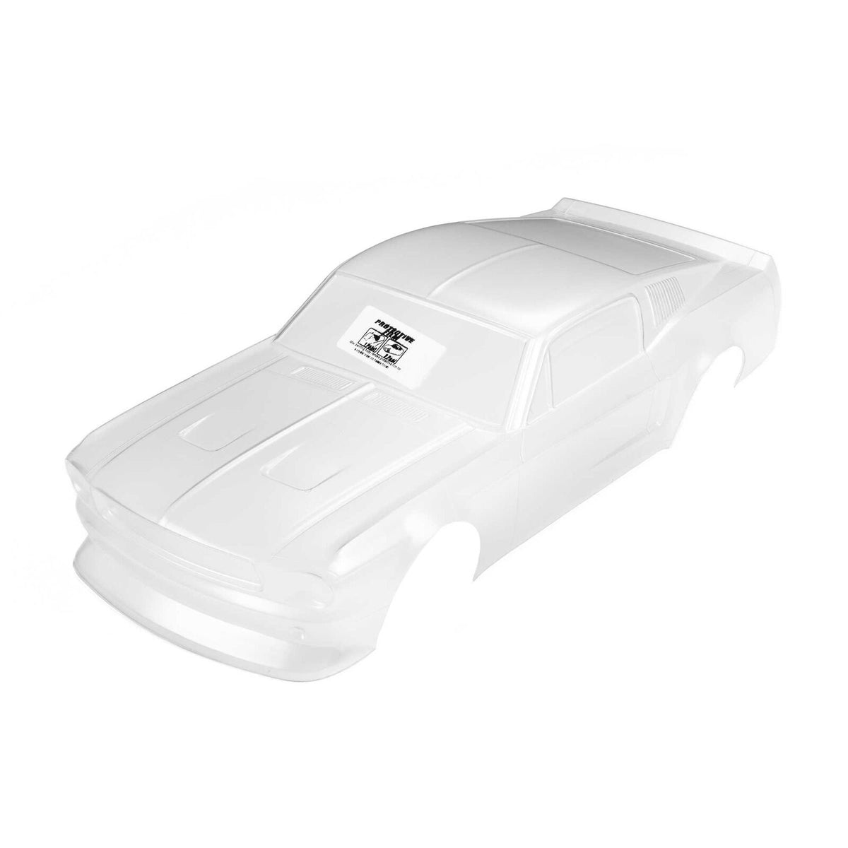 ProLine 372817 Pre-Cut 1968 Ford Mustang Clear VTA Body for Losi NASCAR