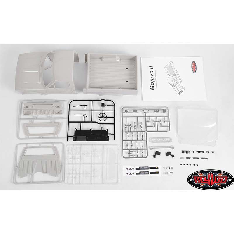 RC4WD Z-B0084 Primer Grey Mojave II Body Set for Trail Finder 2