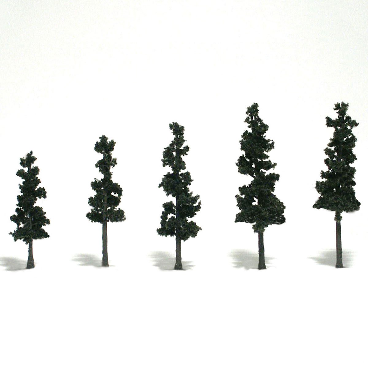 Woodland Scenics TR1560 1560 Conifer Green Trees 2.5-4" (5)