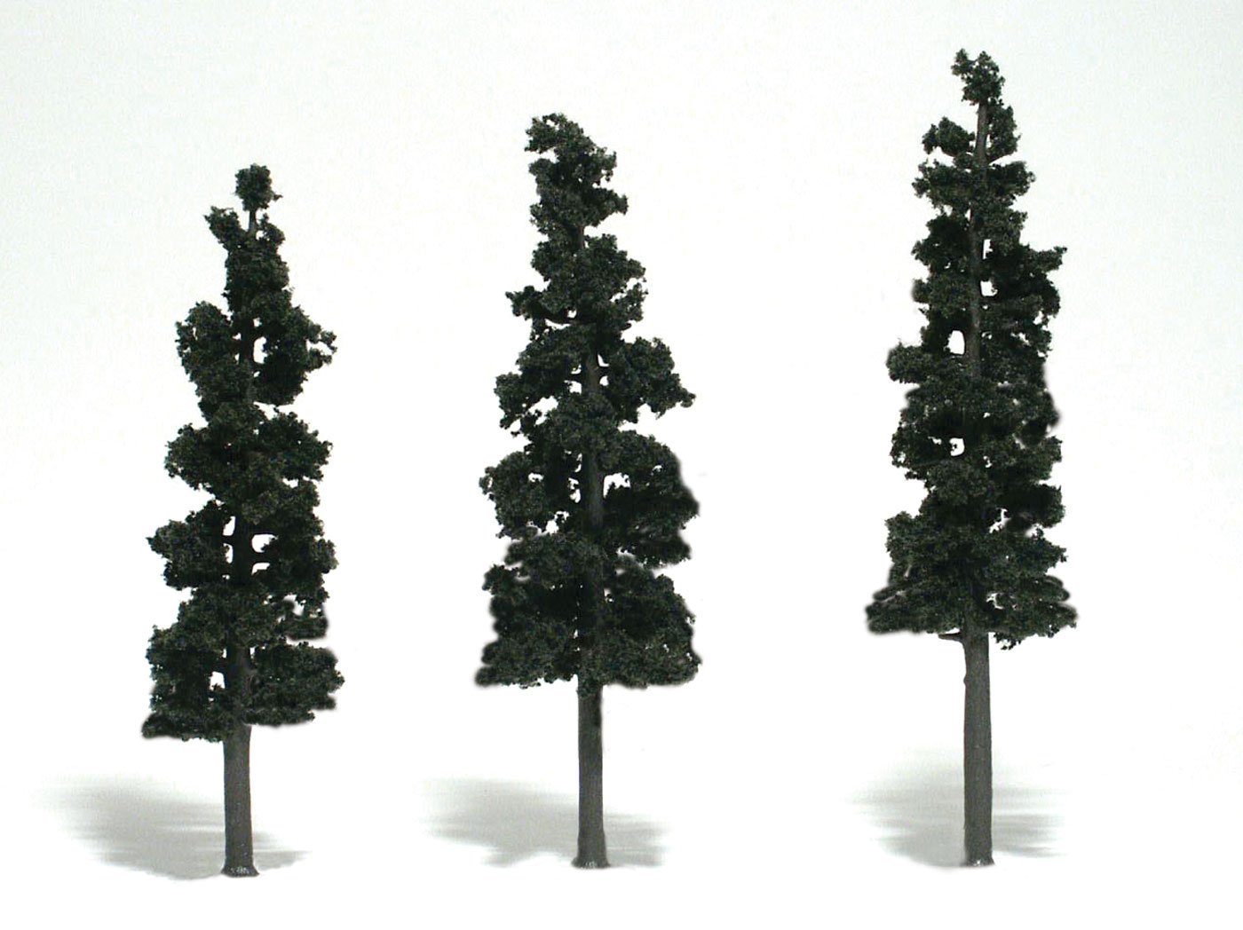 Woodland Scenics TR1562 1562 Conifer Green Trees 6-7" (3)