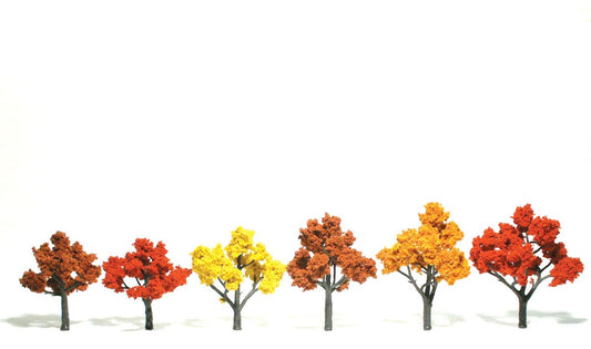 Woodland Scenics TR1541 1541 Fall Mix Trees 3-5" (6)