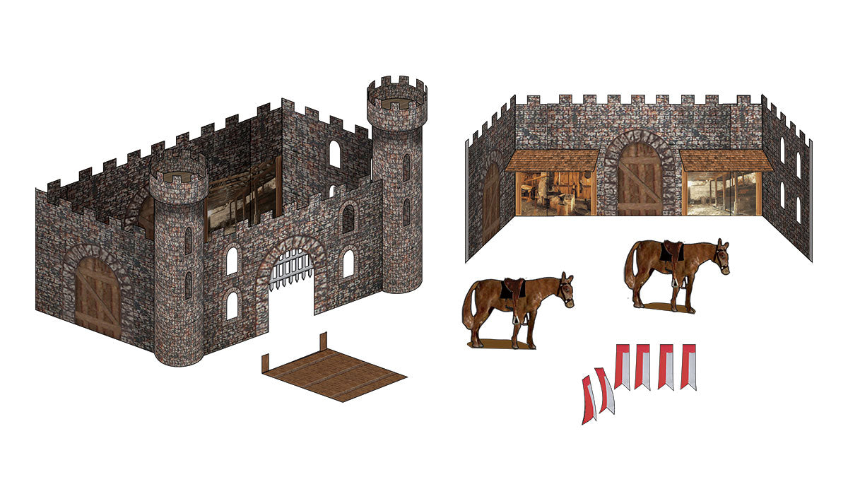 Woodland Scenics 4134 Castle Kit