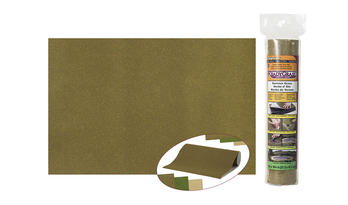 Woodland Scenics SP4160 10.75x16.25 Summer Grass Sheet