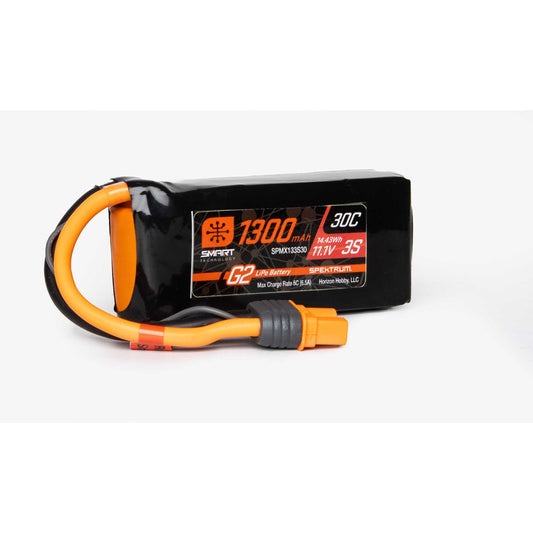 Spektrum X133S30 1300mAh 3S 11.1V Smart G2 LiPo 30C IC3