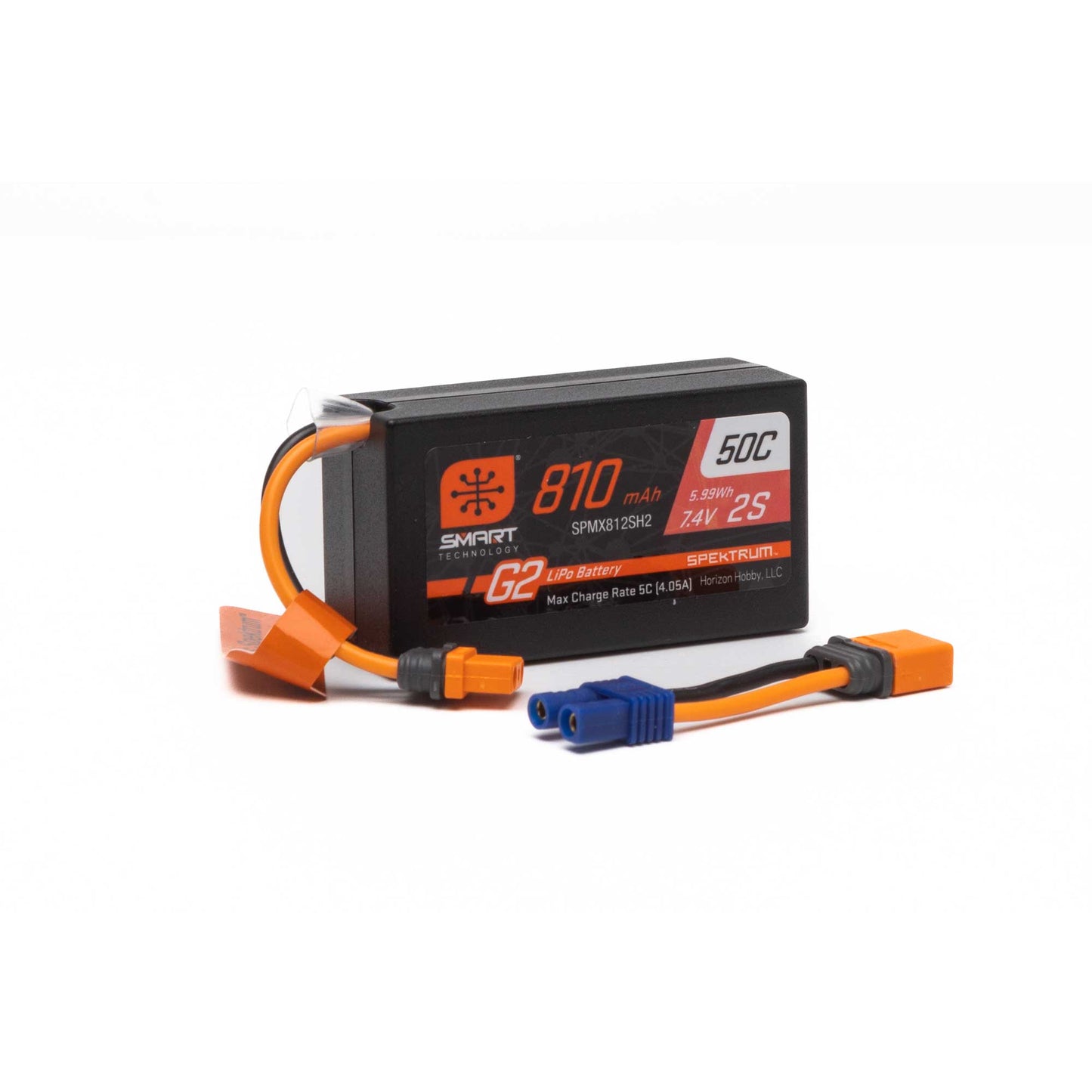 Spektrum X812SH2 810mAh 2S 7.4V Smart G2 LiPo IC2