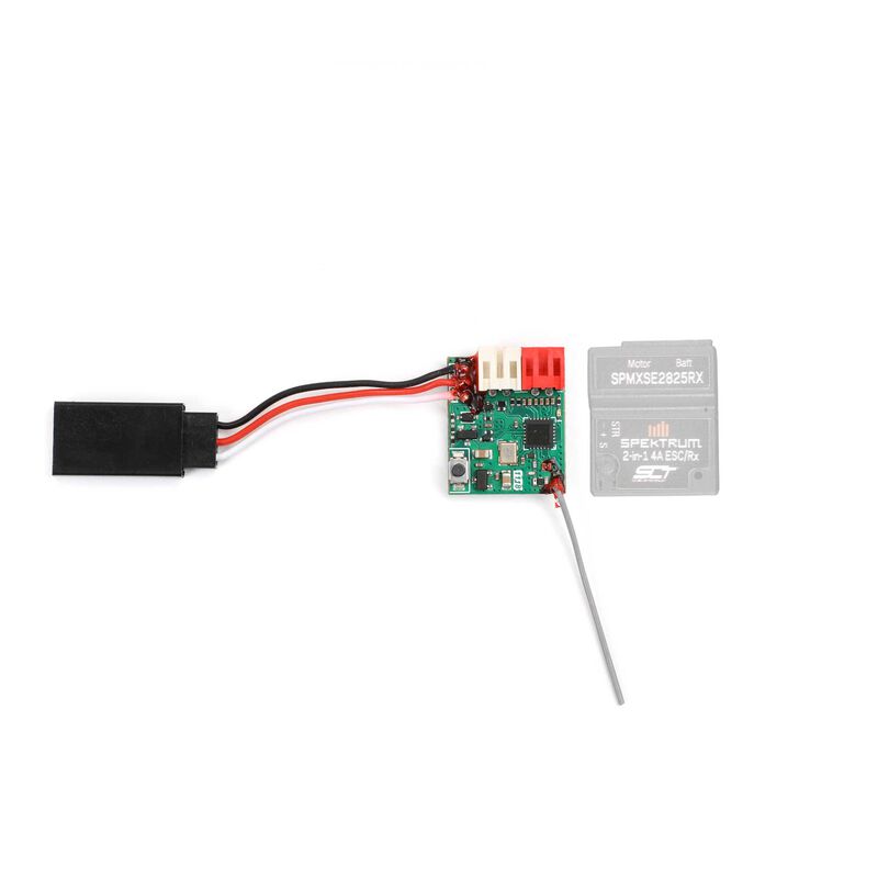 Spektrum XSE2825RX 2-n-1 10A SLT Receiver / Brushed ESC Micro B