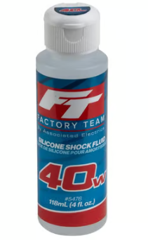 Associated 5476 FT Silicone Shock Fluid, 40wt (500 cSt)