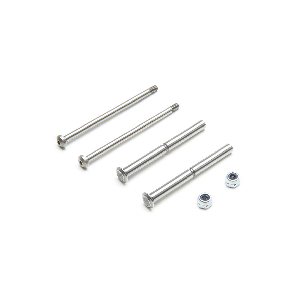 LOSI TLR 234098 Polished Front Hinge Pin & King Pin Set