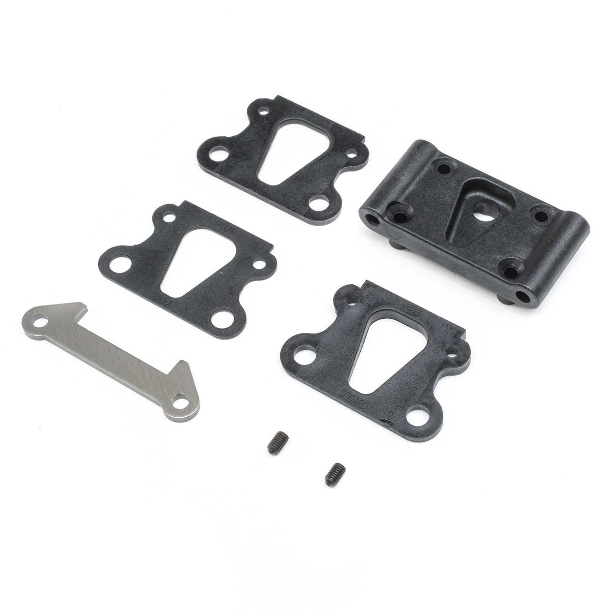 LOSI TLR 234109 Front Pivot w/Brace & Kick Shims