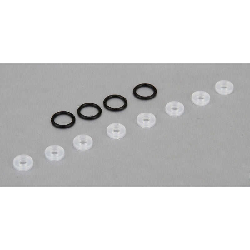 LOSI TLR 243024 X-Ring Seals (8), Lower Cap Seals (4): All 8IGHT