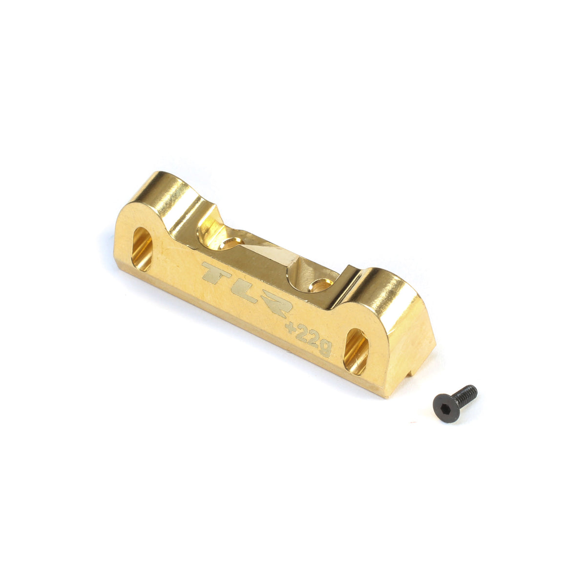 LOSI TLR 334053 *DISC* 22 5.0 LRC Brass Hinge Pin Brace Weight (22g)