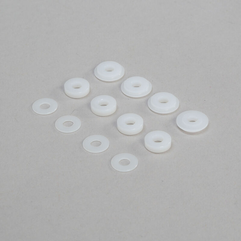 LOSI TLR 344032 Shock Guide & Bushing Set, 3.5mm: 8X