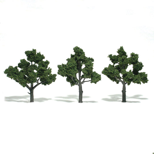 Woodland Scenics TR1510 1510 Medium Green Trees 4-5" (3)