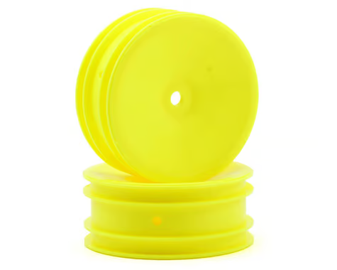 Associated 9691 12mm Hex 2.2 Front Buggy Wheels (2) (B6) (Yellow)