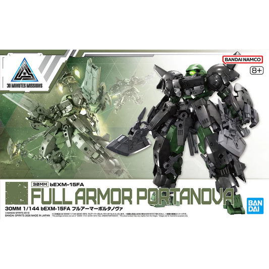 Bandai 2796933 30 Minutes Missions bEXM-15FA Full Armor Portanova 1/144 Scale Model Kit