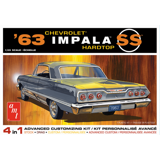 Round 2 AMT 1149M 1963 Chevy Impala SS 2T 1/25 1963 Chevy Impala SS 2T