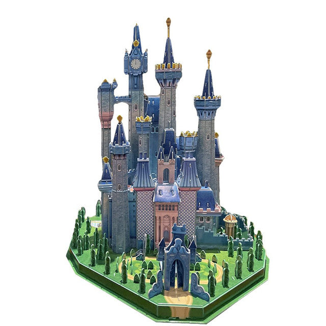 4D Brands 51023 Disney Cinderella Castle 3D Model Puzzle Kit