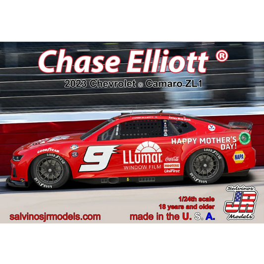 Salvinos 2023CED 1/24 Chase Elliott 2023 NASCAR Chevrolet Camaro ZL1