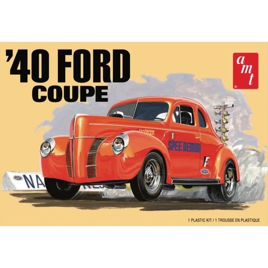 Round 2 AMT 1141M 1940 Ford Coupe 2T