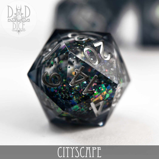 DND Dice HM07CITY Cityscape (Liquid Core)