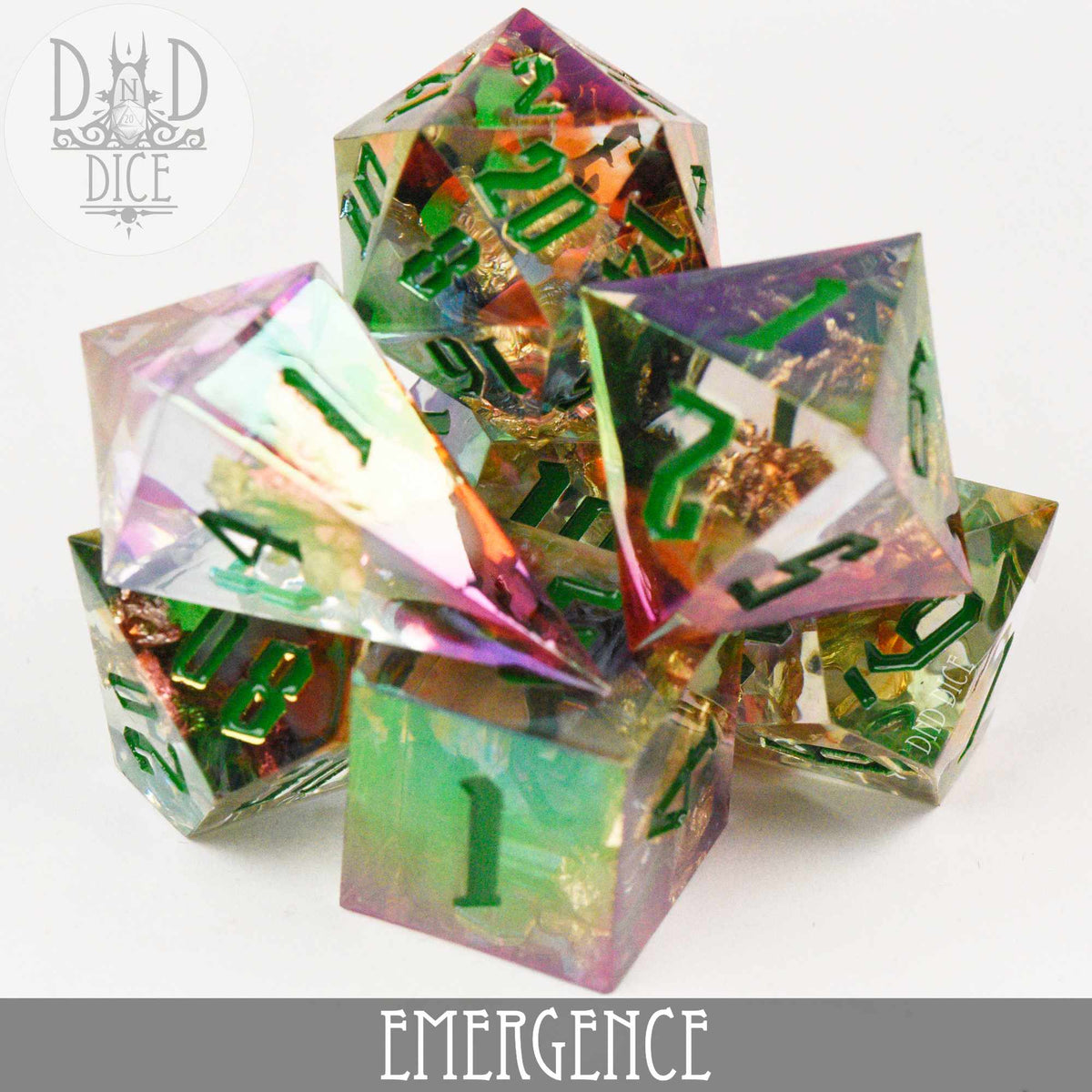 DND Dice HM07EMERGE Emergence (Handmade)