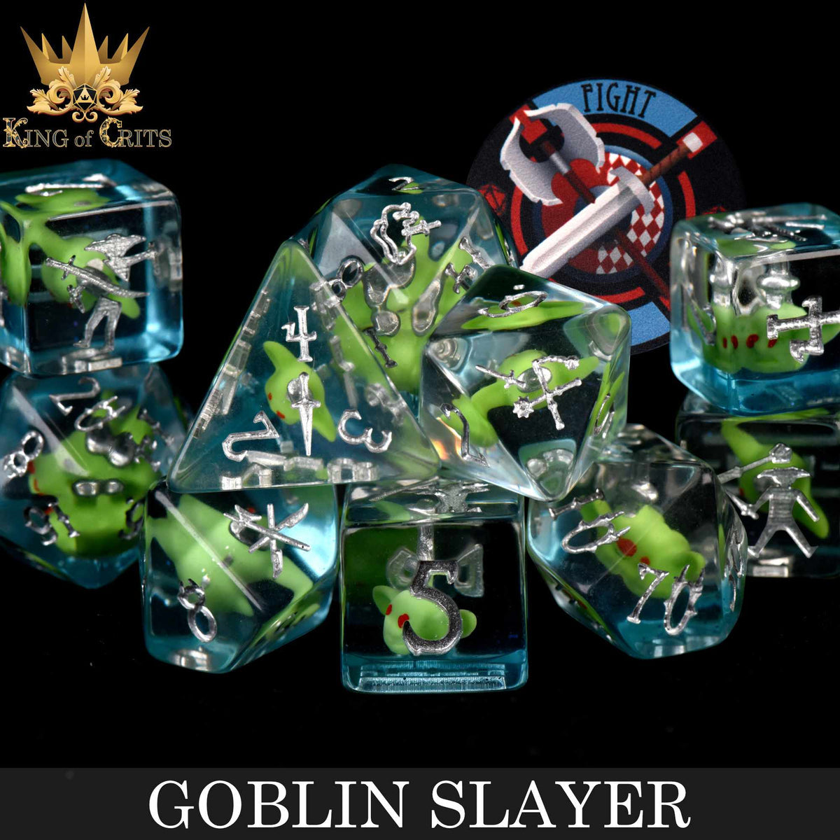 DND Dice ER11SLAY Goblin Slayer - 11 Dice Set