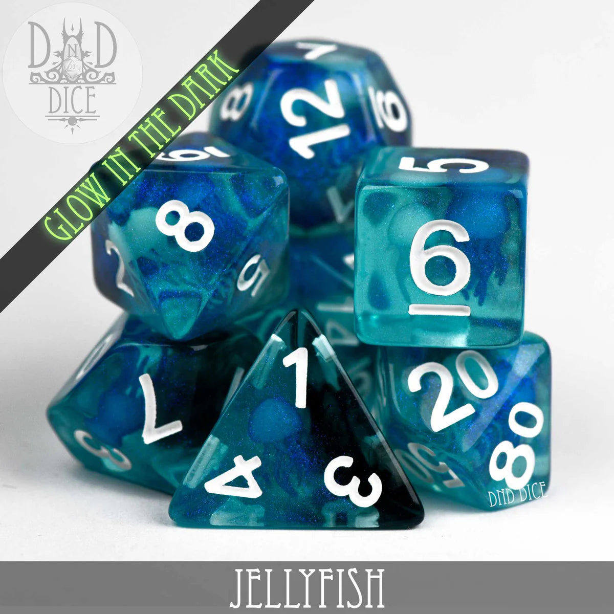 DND Dice PR07JELLY Jellyfish (Glow) Dice