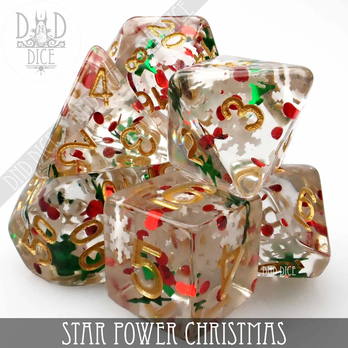 DND Dice PR07SPCH Star Power Christmas
