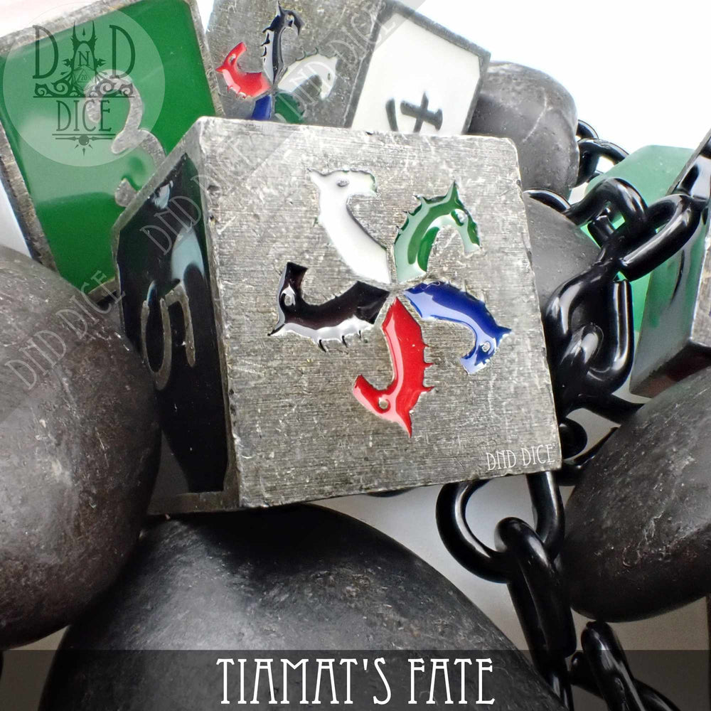 DND Dice LDTIAMAT TIAMATD6 Tiamat's Fate D6 (Metal)