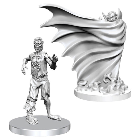 WIZKIDS 90813 D&D Nolzur's Marvelous Miniatures: Classic Vampire & Classic Zombie
