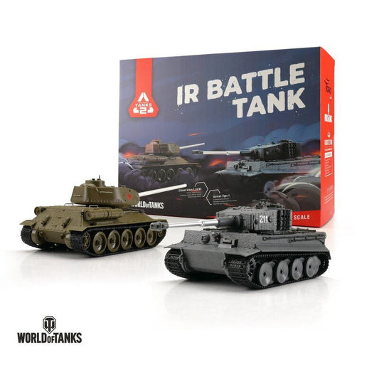 Torro World of Tanks 1/30 Scale IR Tiger I & T-34/85 RC Battle Tank Set