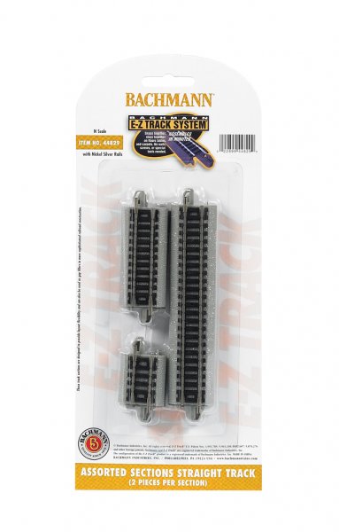 Bachmann 44829 N NS EZ Straight Assorted