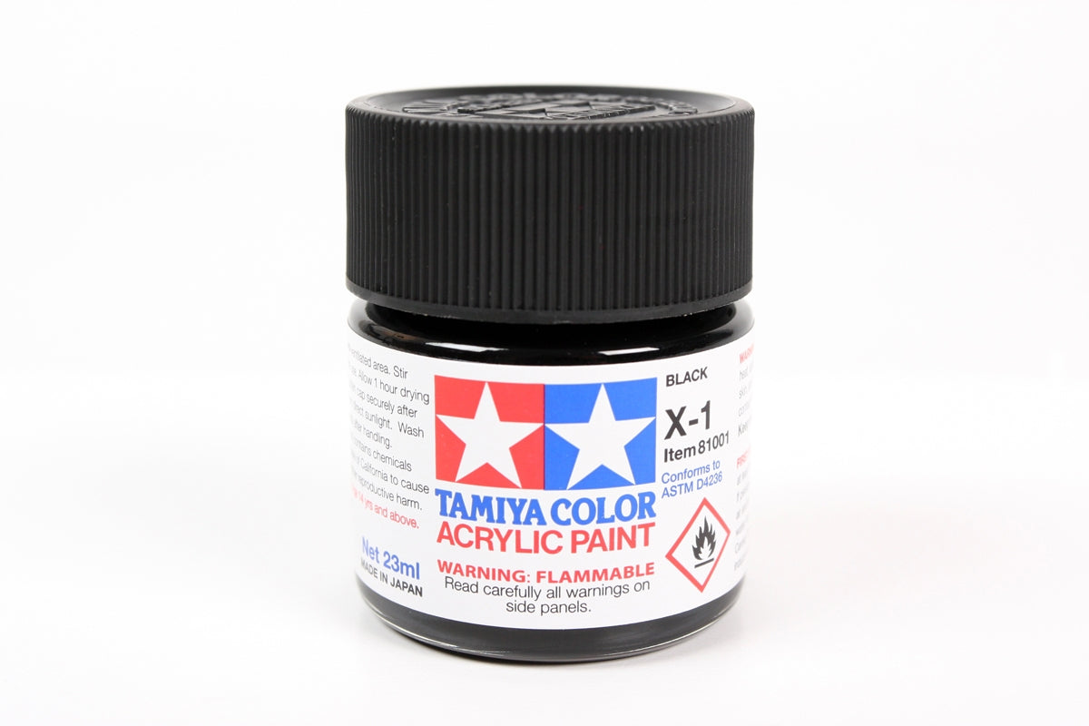 Tamiya 81001 X-1 Acrylic Black