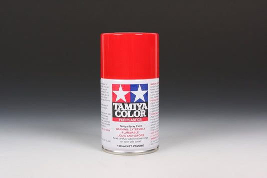 Tamiya 85086 TS-86 Brilliant Red Lacquer Spray Paint (100ml)