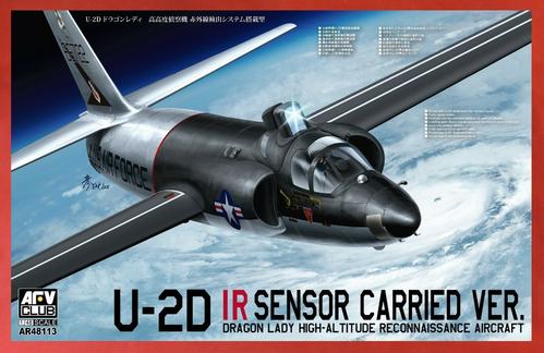 AFV Club 48113 U-2D IR Sensor Carried Ver. Dragon Lady USAF High Altitude Recon Aircraft