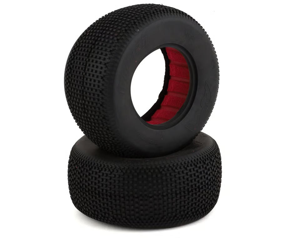 AKA 13017QR 1/10 Impact SC Wide SSLW Tire w/ Red Insert (2)
