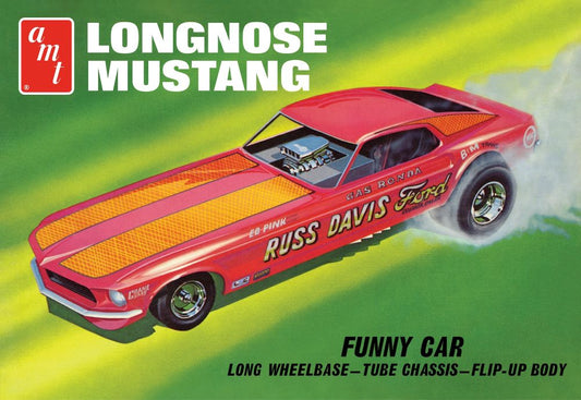 AMT 1268 '69 Ford Mustang LongNose Funny Car