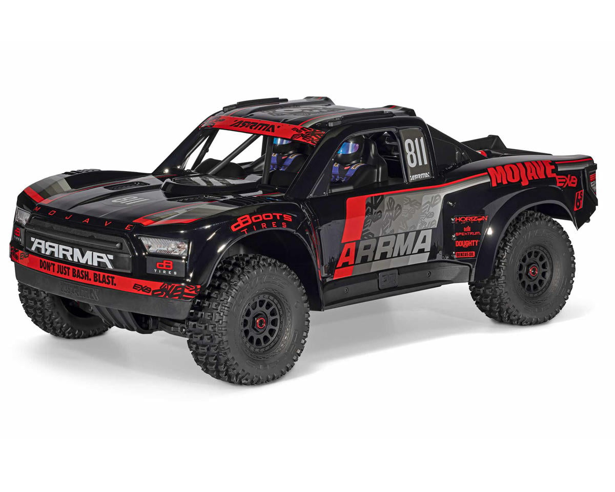 ARRMA 7704V3T1 1/7 MOJAVE 4x4 6S EXB RTR Brushless Desert Truck, Black