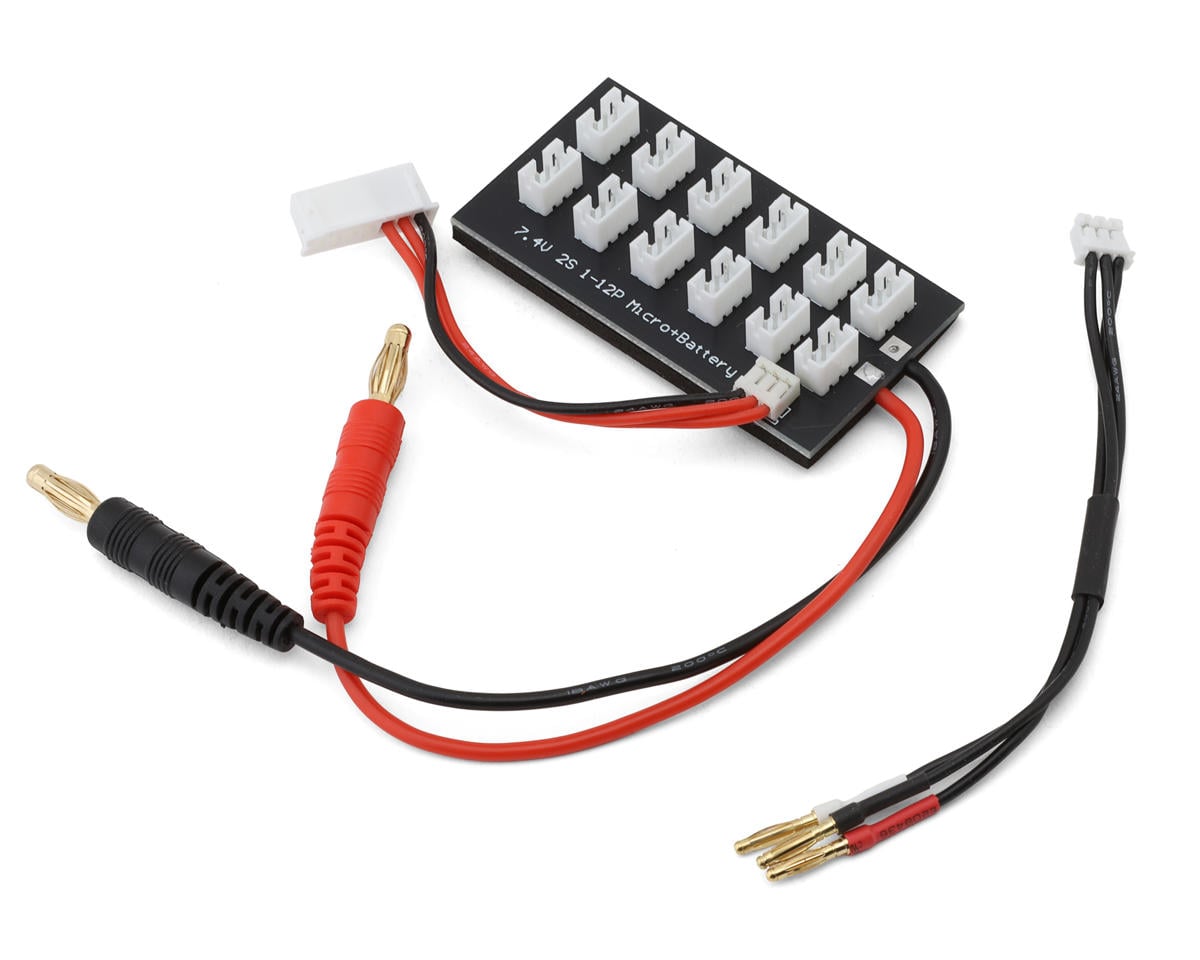 Associated 27244 Reedy 2S Parallel Charging Board w/2mm Bullet Adapter