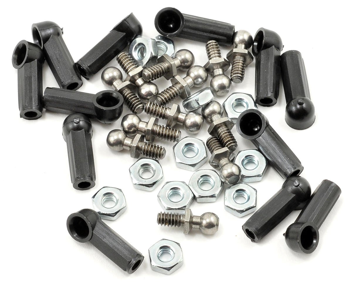 Associated 6271 RC10 5mm 4-40 Ball Stud & Rod End Set (12)