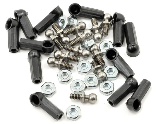 Associated 6271 RC10 5mm 4-40 Ball Stud & Rod End Set (12)