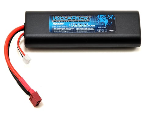 Associated 752 2S Hard Case 35C LiPo Battery Pack (7.4V/4000mAh) w/T-Style Connector