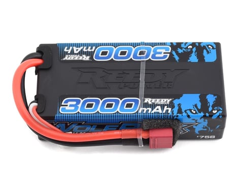 Associated 758 2S Hard Case Shorty 30C LiPo Battery (7.4V/3000mAh) w/T-Style Connector