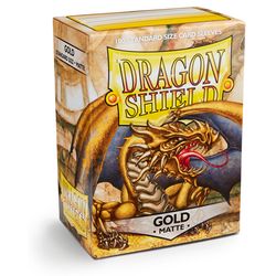 Arcane Tinmen 11006 Dragon Shield Sleeves: Matte: Gold (100)