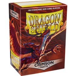 Arcane Tinmen 11021 Dragon Shield Sleeves: Matte: Crimson (100)