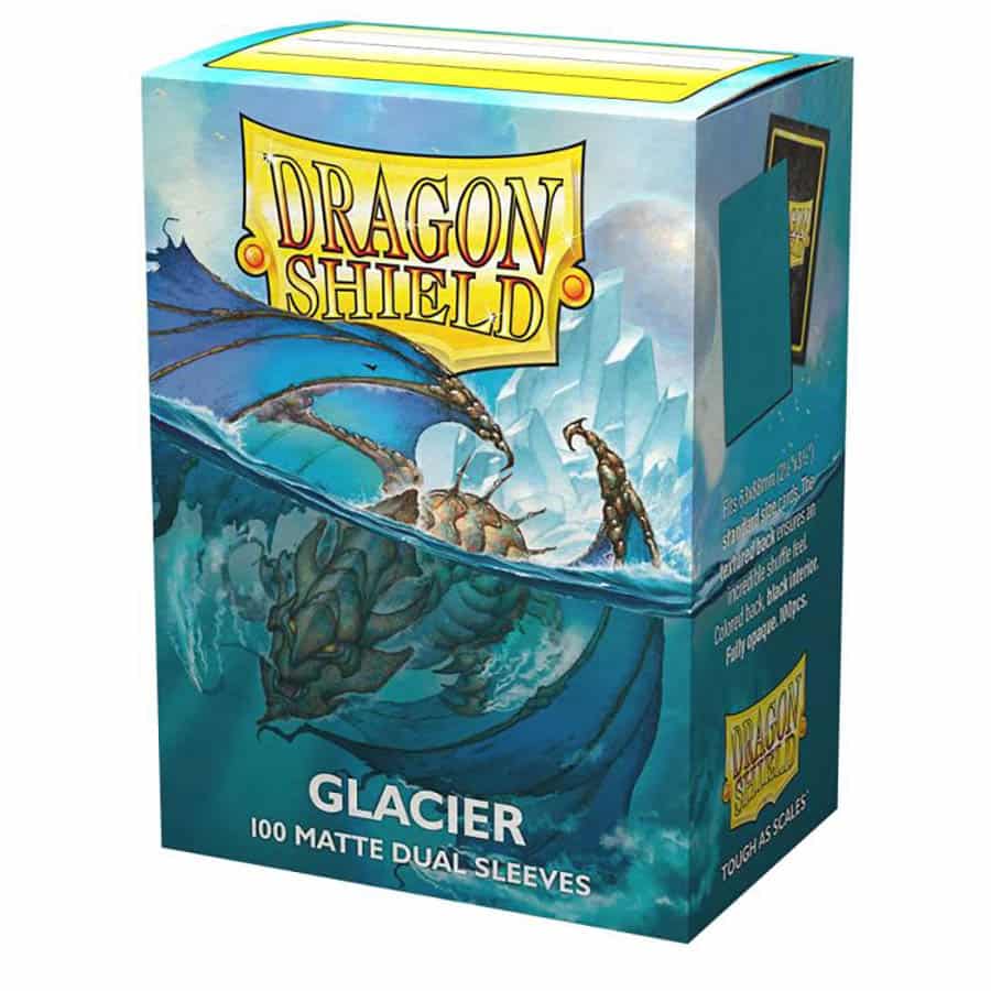 Arcane Tinmen 15031 Dragon Shield Sleeves: Matte Dual: Glacier (Box of 100)