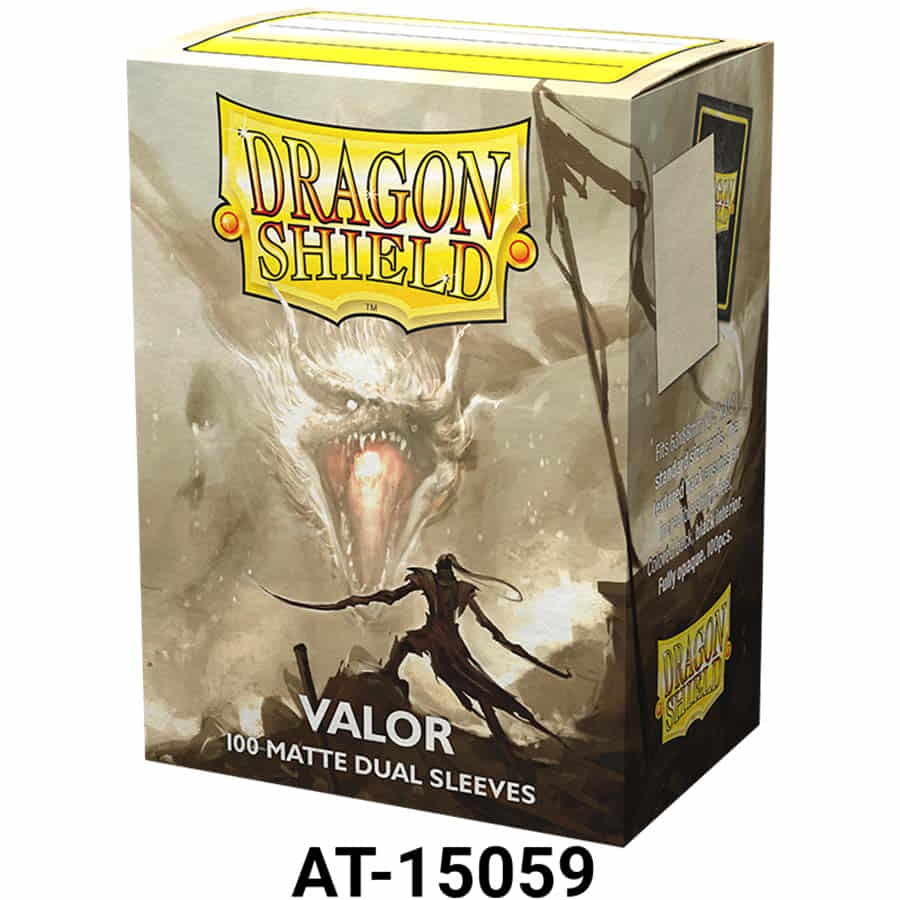 Arcane Tinmen 15059 Dragon Shield Sleeves: Matte Dual: Valor (Box of 100)
