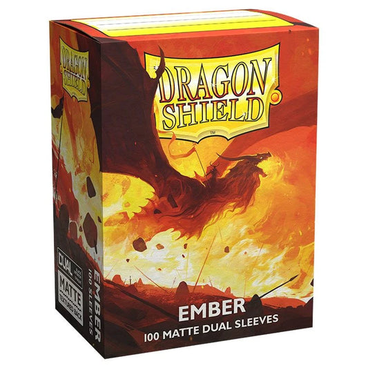 Arcane Tinmen 15054 Dragon Shield: Deck Protector: Dual Matte: Ember (100)
